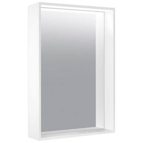 Miroir lumineux X-Line 460x850x105mm cachemire 1 couleur claire KEUCO
