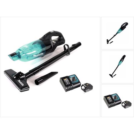 Makita DCL281 FRM1B Aspirateur sans fil 18V + 1x batterie 4,0Ah + chargeur (1/5)