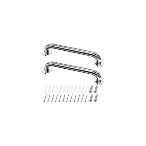 Haltegriff für Toilette, Duschgriff aus Edelstahl, 60 cm, für Senioren/Menschen mit Behinderung/Kinder, 2 Stück Crezuo (1/4)