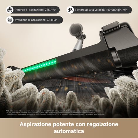 Dreame MOVA G70 – Aspirapolvere senza fili 32 kPa, motore ad alta velocità, batteria ad alta capacità, silenzioso ≤85 dBA