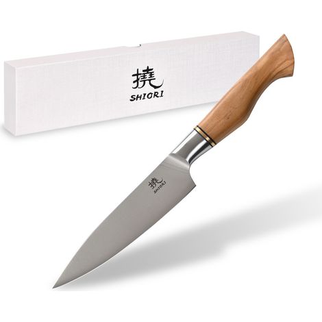 Shiori 撓 Shibuki Murō - Couteau tout usage en acier sandvik 14C28N (1/4)