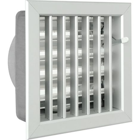 La Ventilazione GCSIAL1818120 Griglia Incasso per Camini, Alluminio, 180x180 mm (1/5)