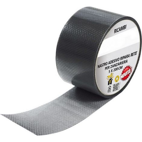 1PZ NASTRO ADESIVO RIPARA RETE ZANZARIERA cm. 5x200