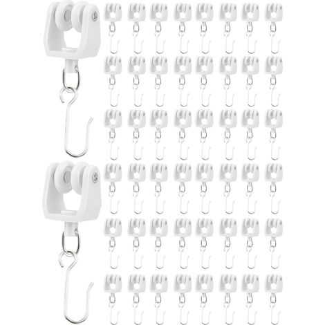 Curtain Rail Gliders Multifunctional and Silent Operation