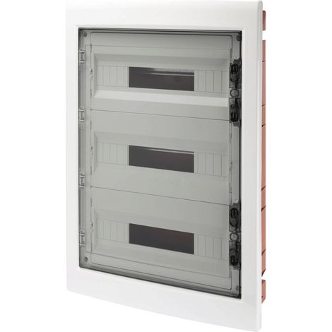 Gewiss GW-40610 Verteilerschalttafel mit integrierter Rauchtür, 54 m, IP40