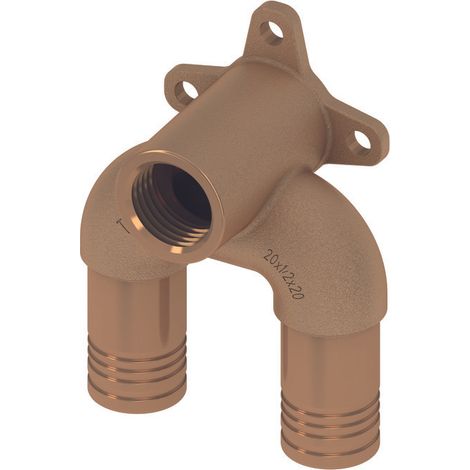 TECElogo-Push rondelle double paroi universelle, bronze