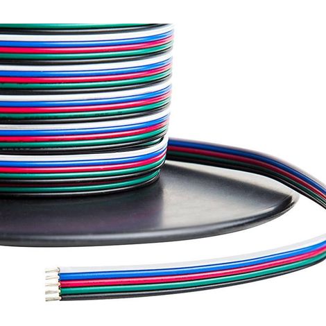 Flachkabel für Led Strip Rgb 6x0,50mm (25m) Kabel-rgb-6h