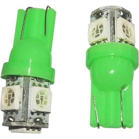 2 x T10 W5W 5050 SMD 5 LED Night Light Replacement for Car (1/2)