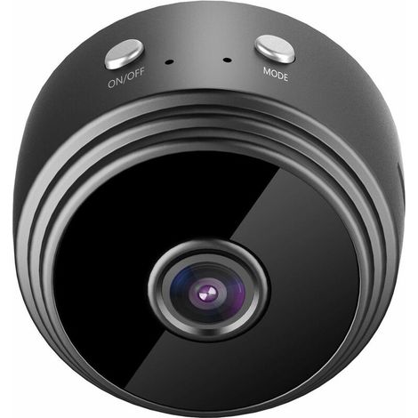 Mini caméra espion IP WiFi cachée, enregistreur sans fil Full HD 1080p, micro caméra de surveillance avec vision nocturne infrarouge et détection de mouvement, pour intérieur/extérieur. (1/5)