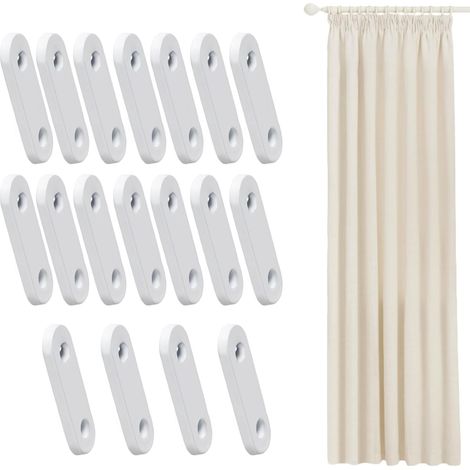 CCYKXALot de 16 poids de rideau de 28 g chacun,poids en plomb pour rideaux avec tringles à crayon,poids de draperie anti-vent à coudre pour rideau de douche (1/5)