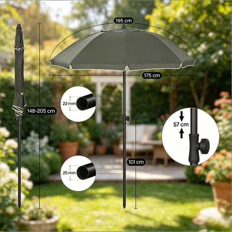 Parasol d’extérieur moderne,parasol de jardin,parasol pliant de plage (parapluies inclus uniquement)
