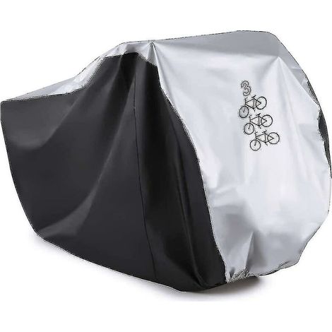 Green Mobility-Housse de vélo pour 3 vélos Cycle vélo housse de pluie housse de vélo étanche tous temps poussière (1/5)