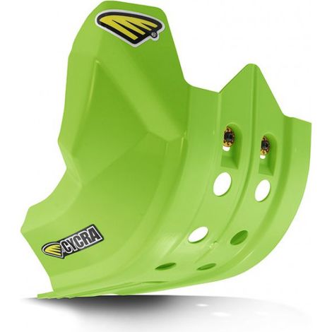 Sabot moteur Full Armor compatible avec les motos de marque Kawasaki - Vert (1/2)