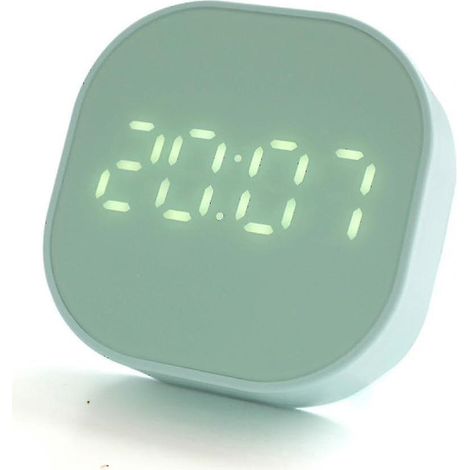 Horloge murale de douche avec affichage de la température et ventouse, écran tactile, minuteur vert pour cuisine et salle de bain (1/3)