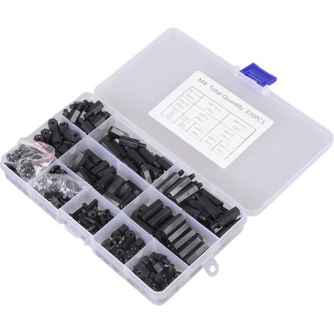 Lot de 320 entretoises de montage pour carte mère et PCB - Entretoises filetées pour pilier de circuit imprimé et informatique (1/5)