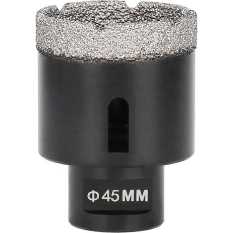 Foret diamanté 45 mm pour marbre, 1 pièce, pour filetage et brasage, ouvre-trous (1/5)