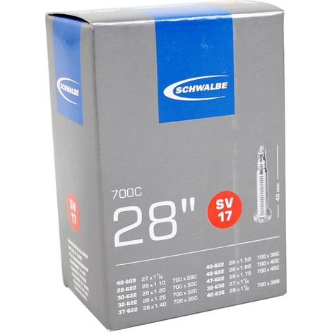 Schwalbe SV17 28 Schlauch, Presta-Ventil 40 mm (1/3)