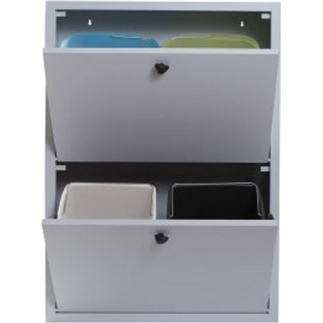 Raccolta Differenziata Metallo 4 secchi Dimensioni 60x29x100 Materiale DC01