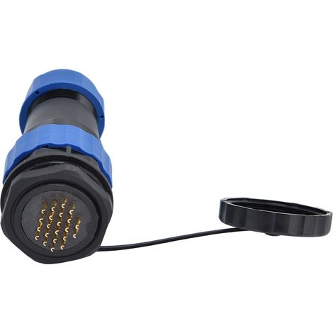 Connecteur étanche avec écrou de serrage arrière IP68, prise d'alimentation aviation 250V 5A, broche SP2822 pour câble. (1/5)