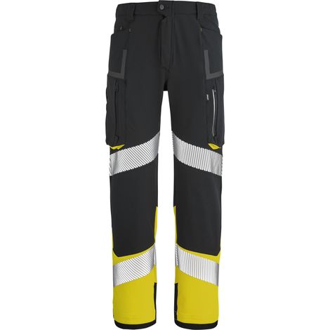PANTALÓN HEMERA NEGRO / AMARILLO FLUORESCENTE M - FR(44)