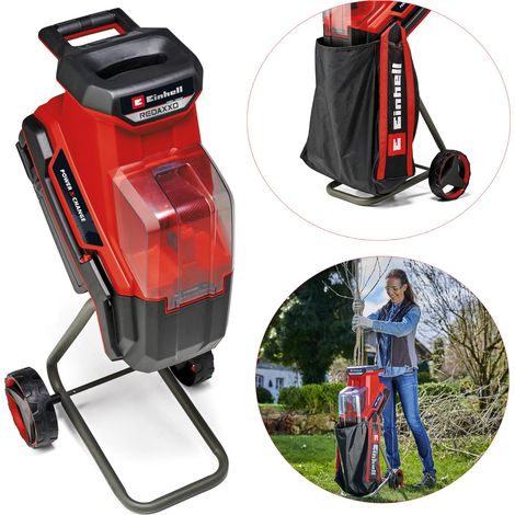 Einhell Twin 18v 36v Cordless Garden Shredder Power X-Change REDAXXO 36/25 +Bag (1/5)