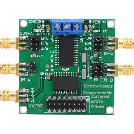 Active Filter Module Programmable High Low Band Pass Electronic Component MAX262 (1/5)