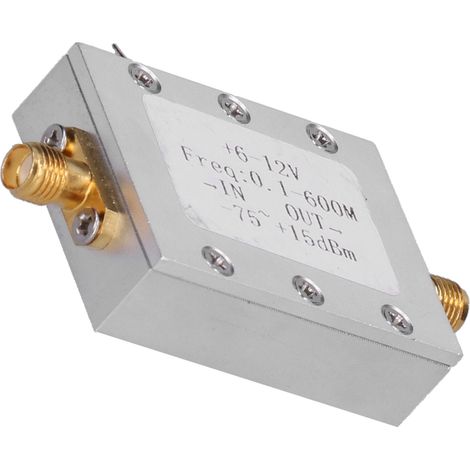 Module de détection de puissance logarithmique AD8307 avec boîtier, 0,1600 m, 75 à +15 dBm, wattmètre AD8307, relais haute puissance avec boîtier