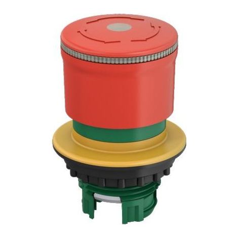 Bouton d'arrêt rouge 30 mm déverrouillage par rotation lumineux 30,5 mm 000197546 EATON M30-PVLT30 (1/2)