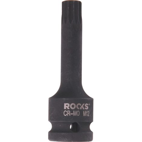 Chiave a bussola a impatto ROOKS 1/2" Spline M12 75 mm (OK-01.5011)