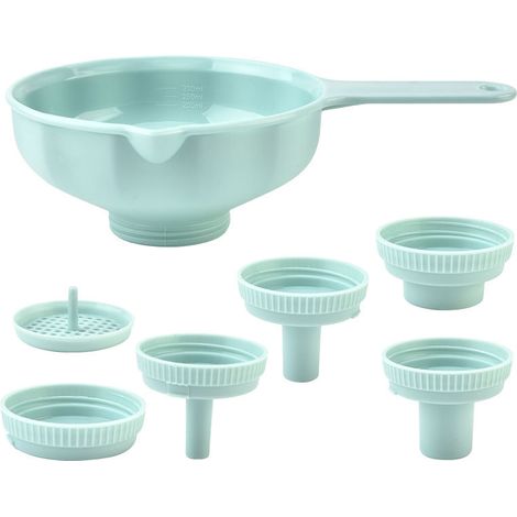 Entonnoir à large bec  outil multifonction étanche à large ouverture avec passoire,Entonnoir De Cuisine,Pour aliments cuisine bocaux céréales farine lait eau alimentation versage vin huile maison (1/5)