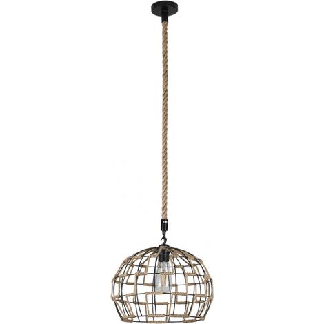 Lampada a sospensione con corda YUTE dede una luce Fabrilamp (1/2)