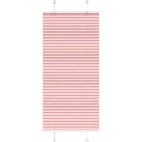 Plissee Rosa 65x100 cm Stoffbreite 64,4 cm Polyester