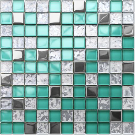Glas-Mosaik für Badezimmer Küche -30cm x 30cm - Allende (1/5)