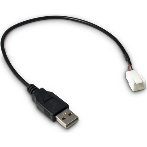 Inter Tech Inter-Tech Adapter USB AM auf 3Pin Buchse, 30 cm (88885450)