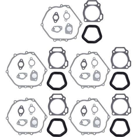 5 Jeux de Joints pour Générateur Essence - Kit Joints Culasse Cylindre Boîtier Moteur Carburateur Silencieux Reniflard (1/5)