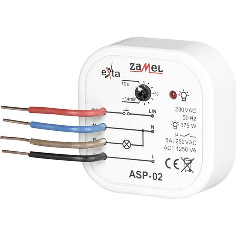 Zamel ASP-02 Relè temporizzatore luci scale Ad incasso 230 V (1/4)