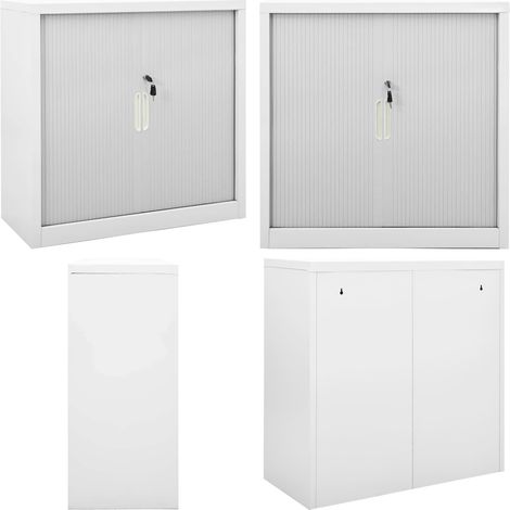 Schiebetürenschrank Grau 90x40x90 cm Stahl - Schiebetürschränke - Aufbewahrungsraum - Garderobe - Regal - Metallregal - Home & Living