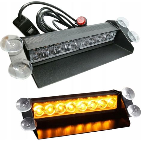 LUCES DE ADVERTENCIA LED ESTROBOSCÓPICAS DE COLOR NARANJA (1/5)