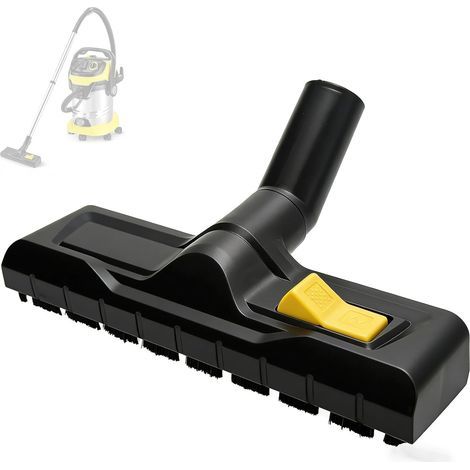 35mm Brosse De Sol Pour Kärcher WD3, WD4, WD5, WD6, Jrisbo Repuesto De Buse De Sol, Buse d'Aspiration Sèche & Humide Accessoire Avec Interrupteur à Pied Pour Sols Durs & Moquettes (1/4)
