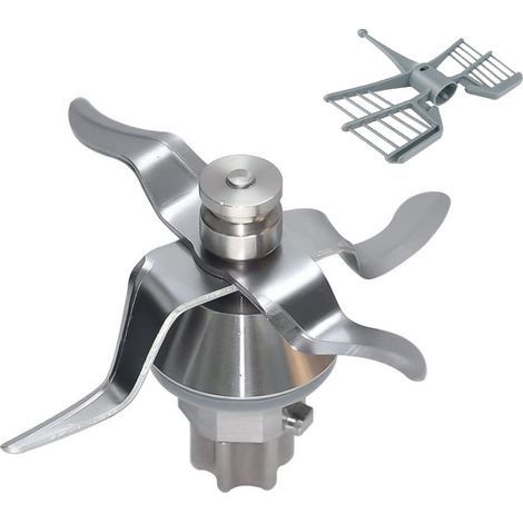 Couteau pour robot Thermomix TM31 – Lame en acier inoxydable – Remplacement parfait – Pour préparation de gaufres et mousse (1/4)