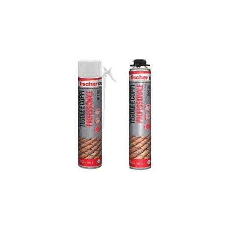 SCHIUMA POLIURETANICA PER TEGOLE E TETTI- - PUP T - ml.750 applicazione con pistola - 12 pezzi FISCHER