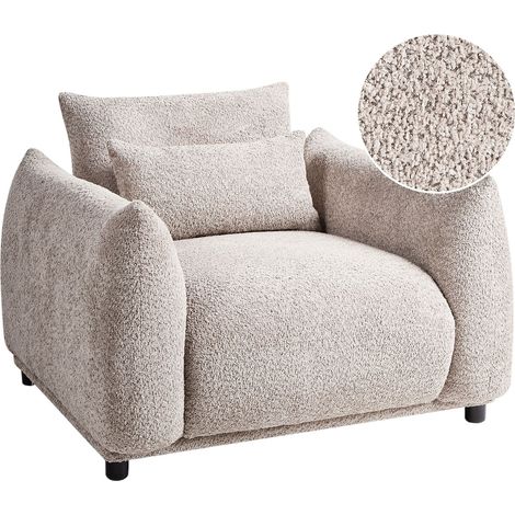 Armchair JAMSA Boucle Taupe