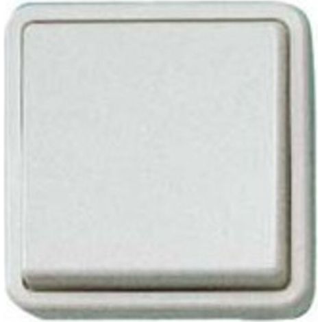 Interrupteur universel encastré 10AX, 250 v, socle + plaque, IP 44