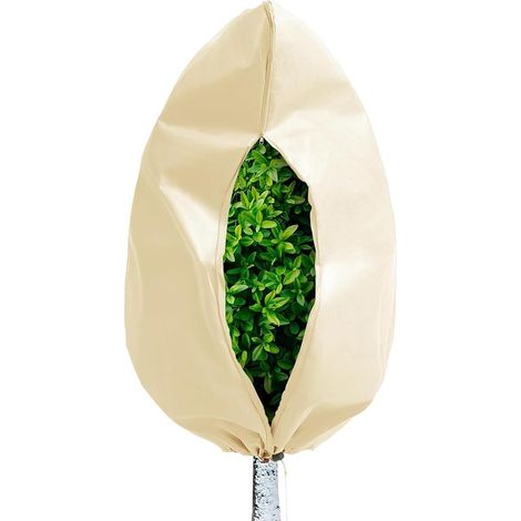 CCYKXABreathable frost covers for garden plants. Protective cover against frost for lawns, gardens, tree trunks, roses, and shrubs. (1/5)