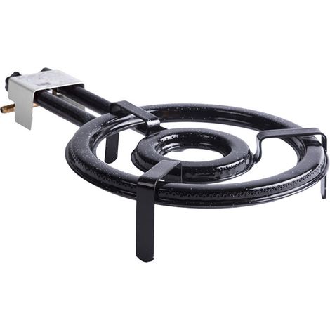 Vaello Brûleur à gaz modèle élégant noir 35 cm (1/2)