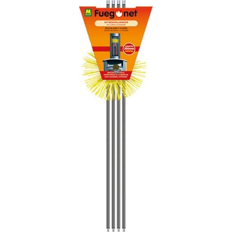 Kit para Limpieza de Chimeneas FUEGONET. Kit Deshollinador: Erizo (1/2)