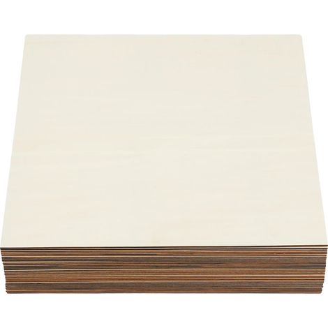 Feuilles de bois de tilleul, ensemble de 30 pièces, polyvalent pour les projets de bricolage, Couleur du journal (1/2)