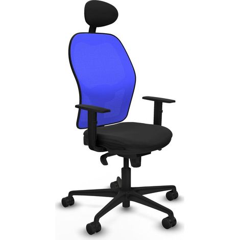 Piqueras y Crespo Jorquera Silla de oficina negra ergonómica (1/3)