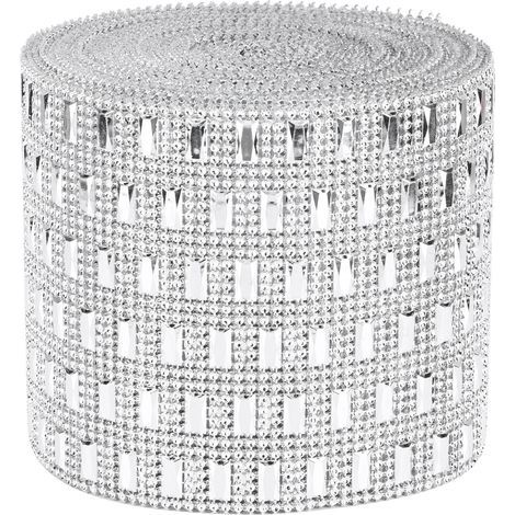 Ruban en filet creux imitation diamant plastique pour décoration mariage, bricolage vêtements (1/5)