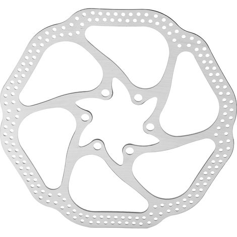 160-mm-Fahrradbremsscheibe, 6 Löcher, Edelstahl, für Rennräder, Mountainbikes, BMX-Räder und Mountainbikes (1/5)